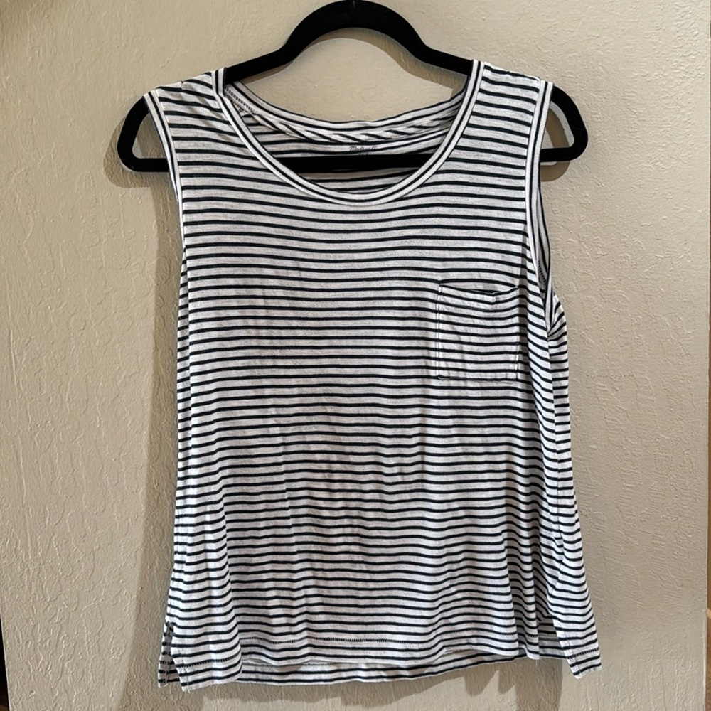 Madewell stripped tank top